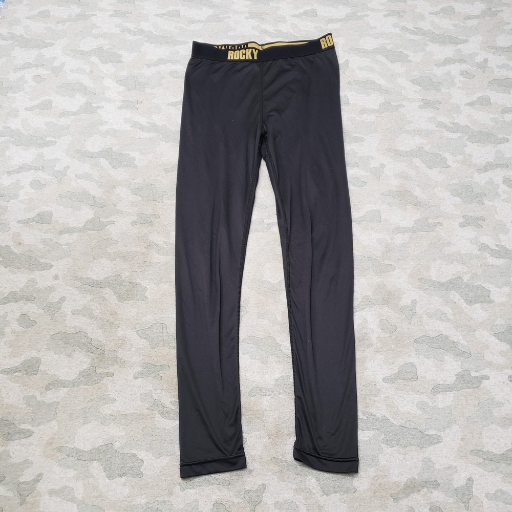 Rocky Pants Mens Medium Black Pull On Base Layer